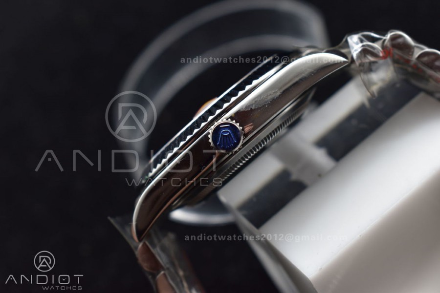 DateJust 41 126334 DIWF 1:1 Best Edition 904L Steel Ice Blue Dial Arabic Marker on Jubilee Bracelet SA3235