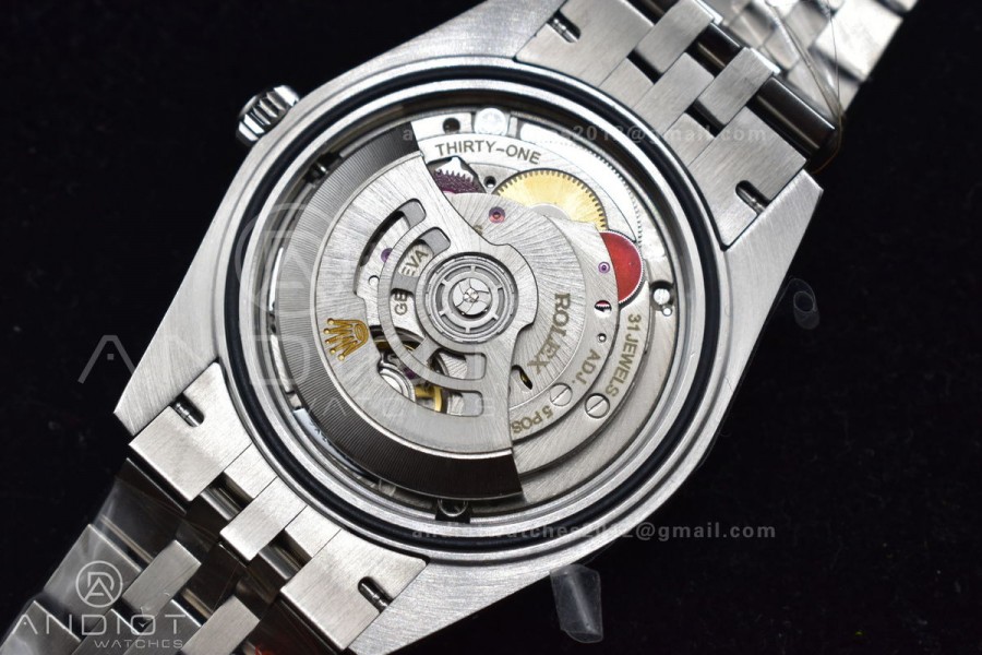 DateJust 41 126334 DIWF 1:1 Best Edition 904L Steel Ice Blue Dial Arabic Marker on Jubilee Bracelet SA3235