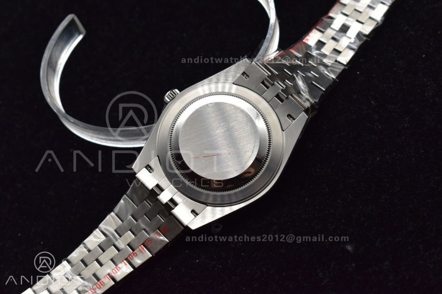 DateJust 41 126334 DIWF 1:1 Best Edition 904L Steel Ice Blue Dial Arabic Marker on Jubilee Bracelet SA3235