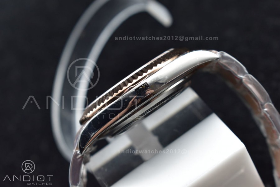 DateJust 41 126333 GMF Best Edition RG Plated Coffee Dial on SS/RG Oyster Bracelet A3235