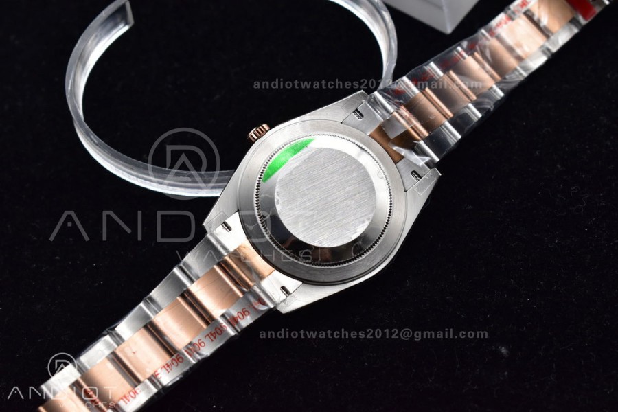 DateJust 41 126333 GMF Best Edition RG Plated Coffee Dial on SS/RG Oyster Bracelet A3235