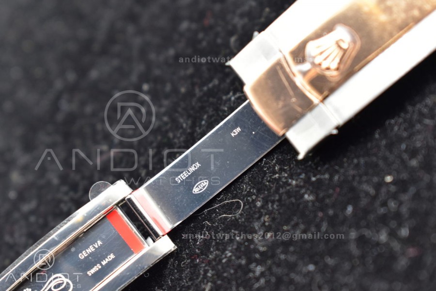 DateJust 41 126333 GMF Best Edition RG Plated Coffee Dial on SS/RG Oyster Bracelet A3235