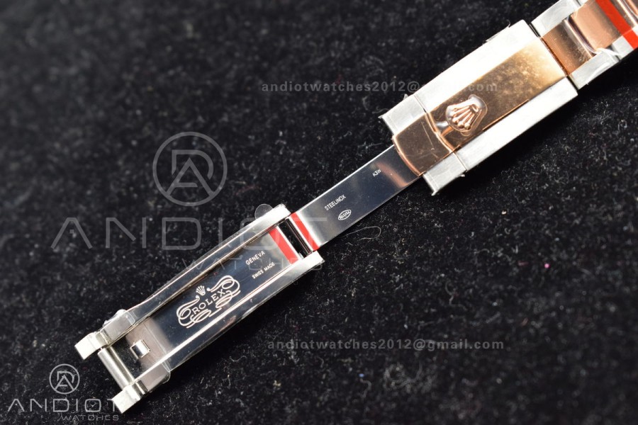 DateJust 41 126333 GMF Best Edition RG Plated Coffee Dial on SS/RG Oyster Bracelet A3235