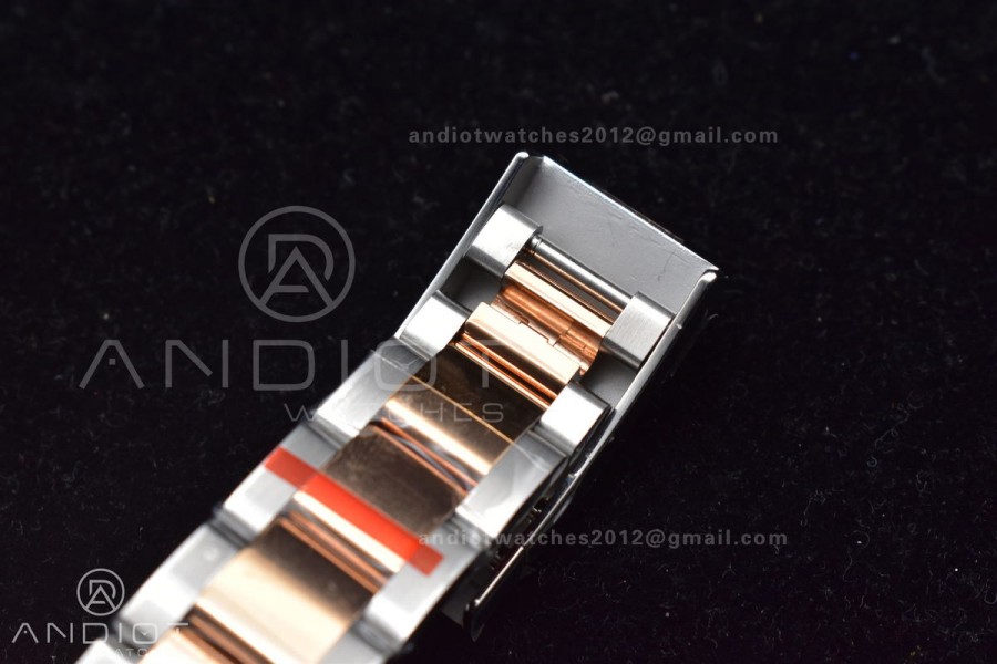 DateJust 41 126333 GMF Best Edition RG Plated Coffee Dial on SS/RG Oyster Bracelet A3235