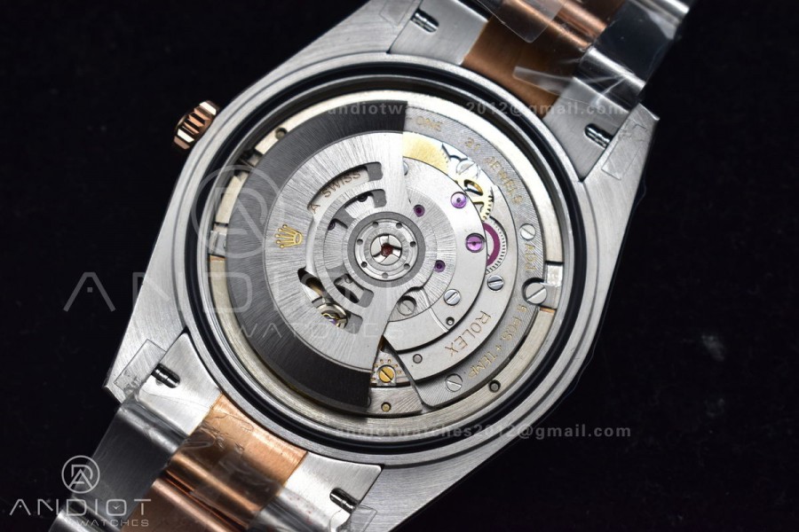 DateJust 41 126333 GMF Best Edition RG Plated Coffee Dial on SS/RG Oyster Bracelet A3235