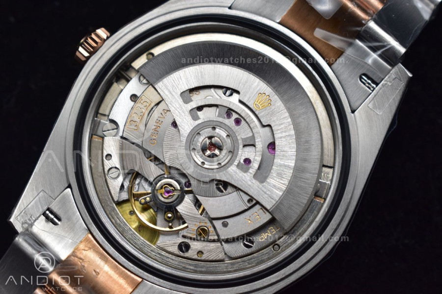 DateJust 41 126333 GMF Best Edition RG Plated Coffee Dial on SS/RG Oyster Bracelet A3235