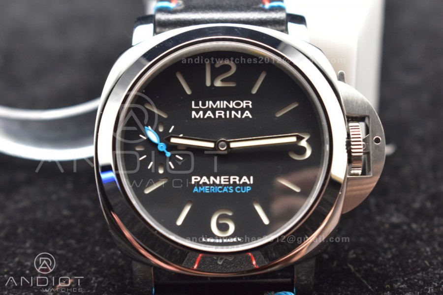 PAM724 America's Cup L.E SS/LE Black HWF A6497