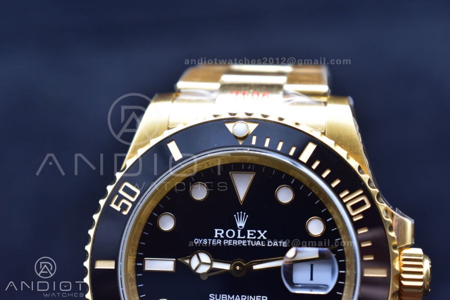 Submariner 126618 LN YG Black Ceramic 904L Steel VSF 1:1 Best Edition VS3235