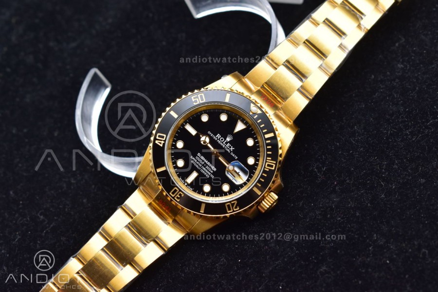 Submariner 126618 LN YG Black Ceramic 904L Steel VSF 1:1 Best Edition VS3235