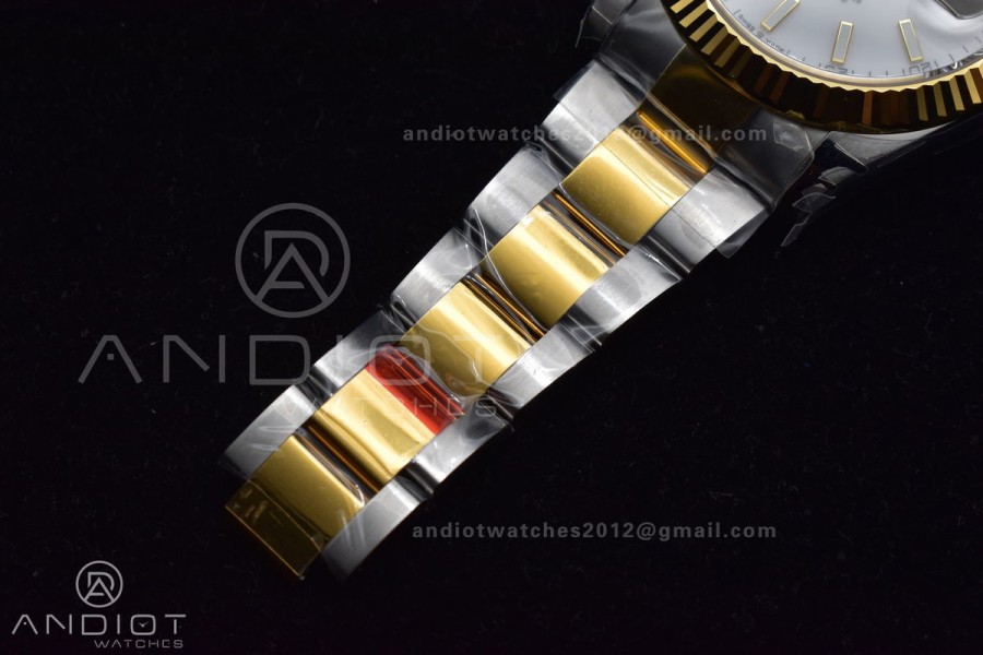 DateJust 41 126333 904L SS/YG VSF 1:1 Best Edition White Dial on Oyster Bracelet VS3235
