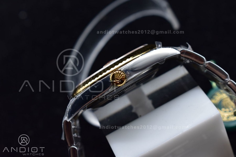 DateJust 41 126333 904L SS/YG VSF 1:1 Best Edition YG Dial on Oyster Bracelet VS3235