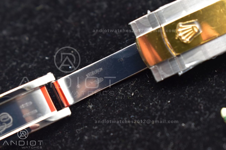 DateJust 41 126333 904L SS/YG VSF 1:1 Best Edition YG Dial on Oyster Bracelet VS3235