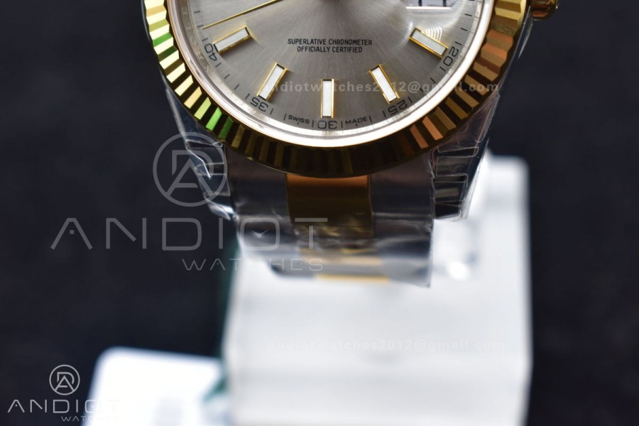 DateJust 41 126333 904L SS/YG VSF 1:1 Best Edition Silver Dial on Oyster Bracelet VS3235