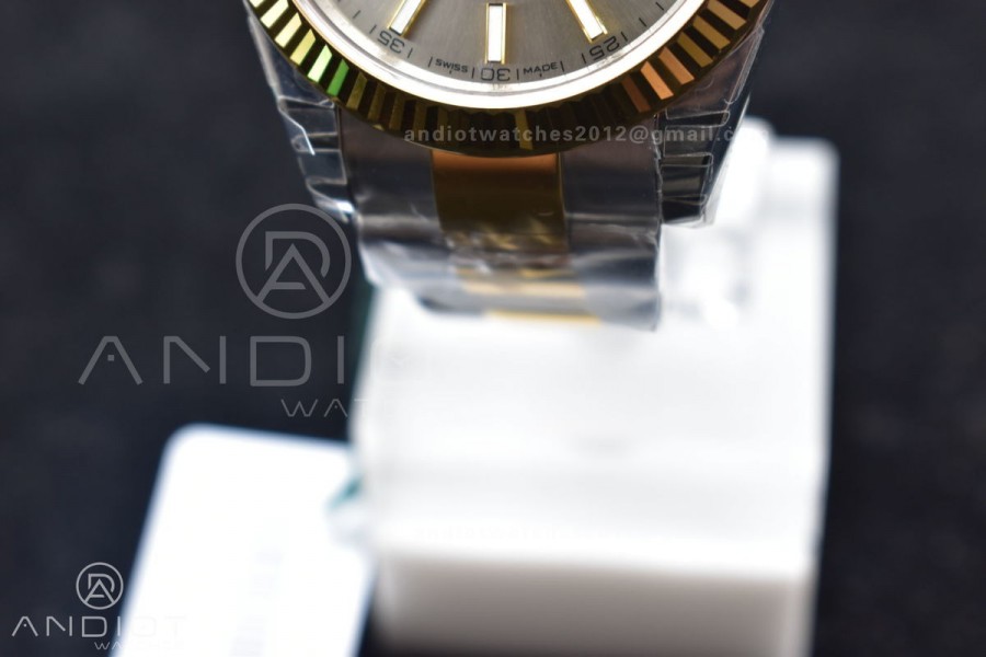 DateJust 41 126333 904L SS/YG VSF 1:1 Best Edition Silver Dial on Oyster Bracelet VS3235