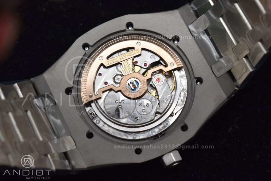 Royal Oak 39mm 15202 SS ZF 1:1 Best Edition Blue Textured Dial on SS Bracelet A2121