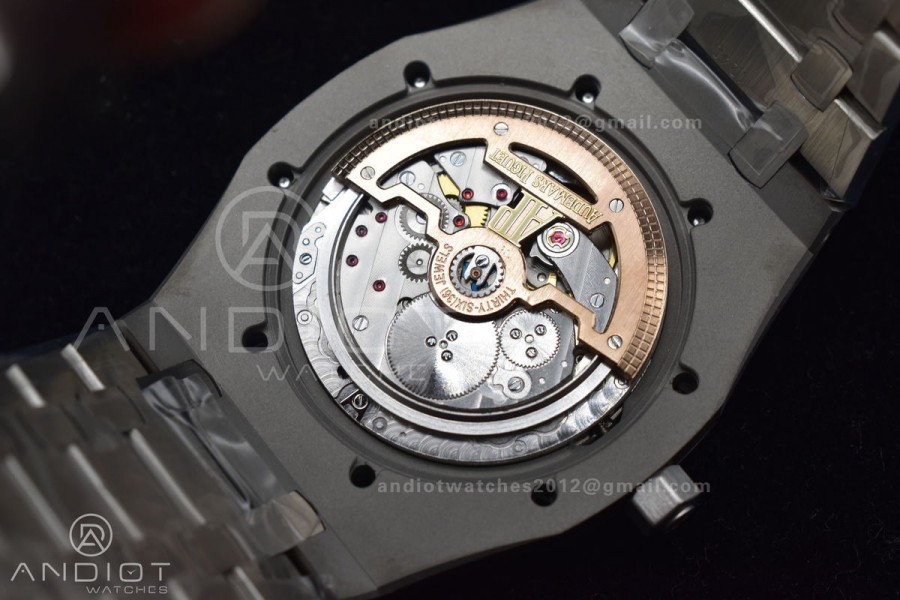 Royal Oak 39mm 15202 SS ZF 1:1 Best Edition Blue Textured Dial on SS Bracelet A2121