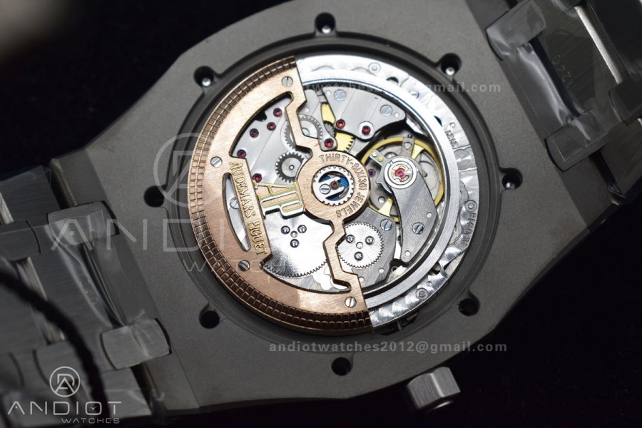 Royal Oak 39mm 15202 SS ZF 1:1 Best Edition Blue Textured Dial on SS Bracelet A2121
