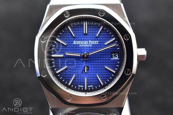 Royal Oak 39mm 15202 SS ZF 1:1 Best Edition Blue T...