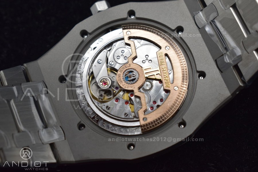 Royal Oak 39mm 15202 SS ZF 1:1 Best Edition Blue Textured Dial on SS Bracelet A2121