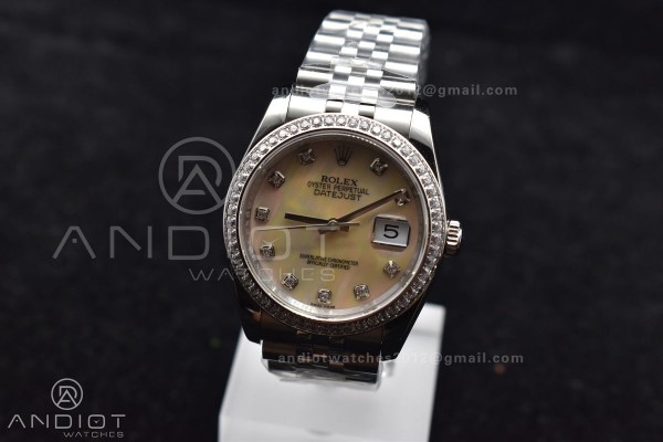 DateJust 36 SS BPF 1:1 Best Edition 316F Steel Oys...