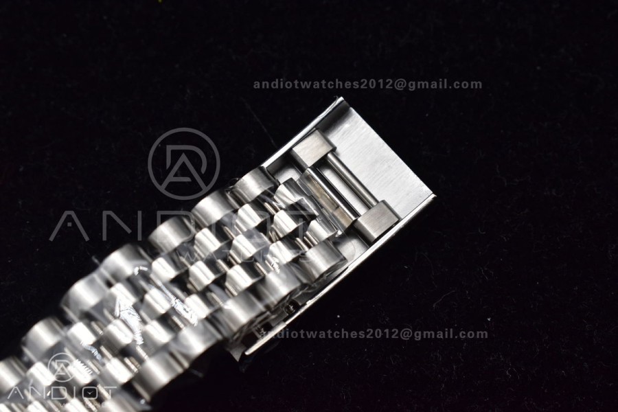 DateJust 41 126334 DIWF 1:1 Best Edition 904L Steel Grey Stick Dial on Jubilee Bracelet SA3235