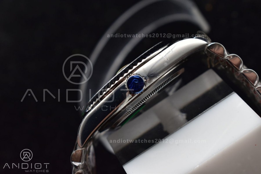 DateJust 41 126334 DIWF 1:1 Best Edition 904L Steel Grey Stick Dial on Jubilee Bracelet SA3235