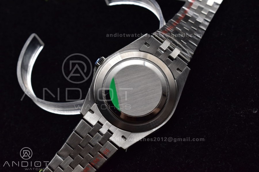 DateJust 41 126334 DIWF 1:1 Best Edition 904L Steel Grey Stick Dial on Jubilee Bracelet SA3235