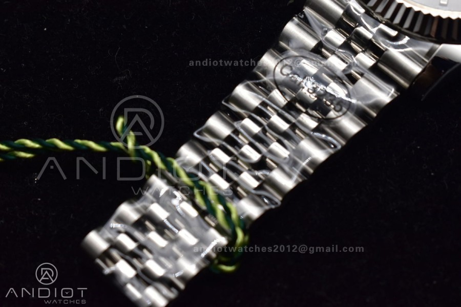DateJust 41 126334 DIWF 1:1 Best Edition 904L Steel Grey Stick Dial on Jubilee Bracelet SA3235