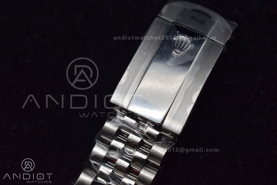 DateJust 41 126334 DIWF 1:1 Best Edition 904L Steel White Stick Dial on Jubilee Bracelet SA3235
