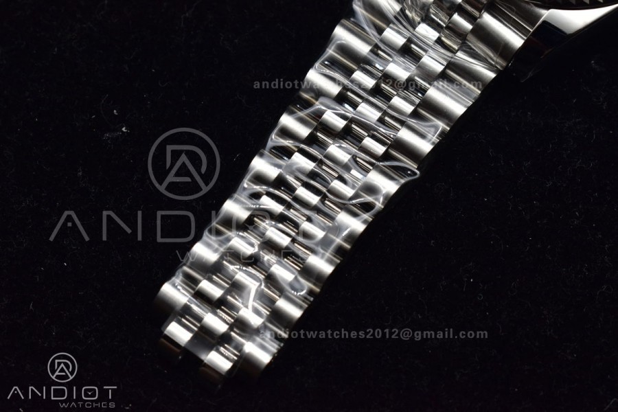 DateJust 41 126334 DIWF 1:1 Best Edition 904L Steel Blue Stick Dial on Jubilee Bracelet SA3235