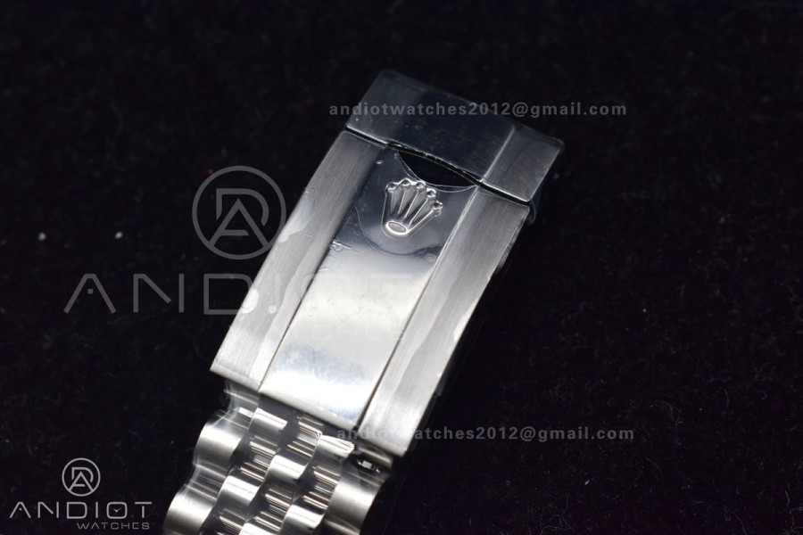 DateJust 41 126334 DIWF 1:1 Best Edition 904L Steel Blue Stick Dial on Jubilee Bracelet SA3235