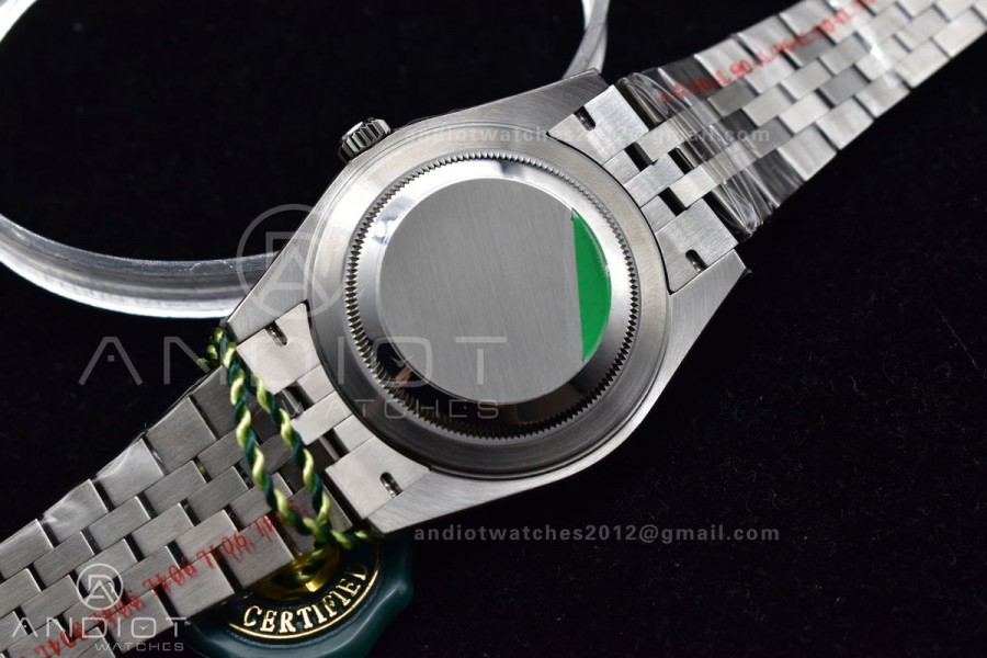 DateJust 41 126334 DIWF 1:1 Best Edition 904L Steel Black Stick Dial on Jubilee Bracelet SA3235