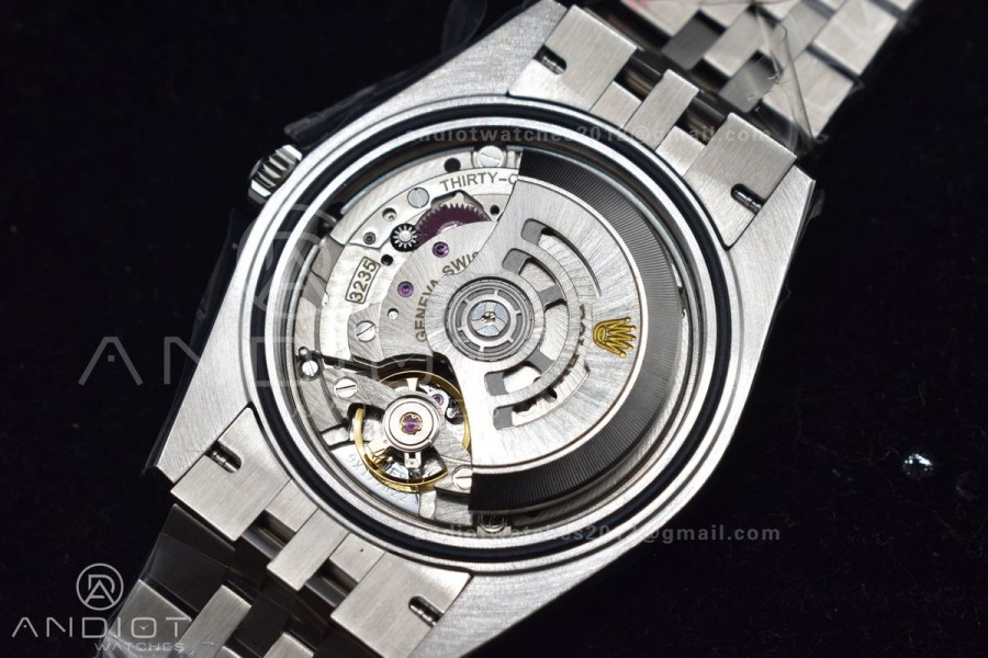 DateJust 41 126334 DIWF 1:1 Best Edition 904L Steel Green Dial Arabic Marker on Jubilee Bracelet SA3235