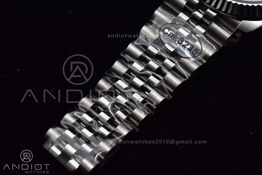 DateJust 41 126334 DIWF 1:1 Best Edition 904L Steel Green Dial Arabic Marker on Jubilee Bracelet SA3235