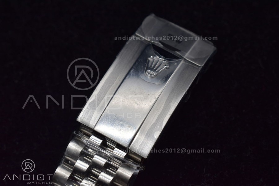 DateJust 41 126334 DIWF 1:1 Best Edition 904L Steel Green Dial Arabic Marker on Jubilee Bracelet SA3235