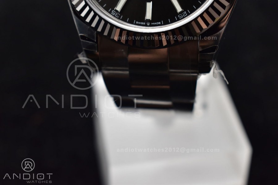 DateJust 41 126334 904L SS VSF 1:1 Best Edition Grey Dial on Oyster Bracelet VS3235