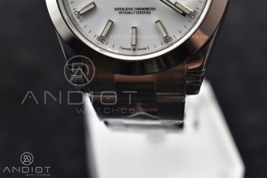 DateJust 41 126330 904L SS VSF 1:1 Best Edition White Dial on Oyster Bracelet VS3235
