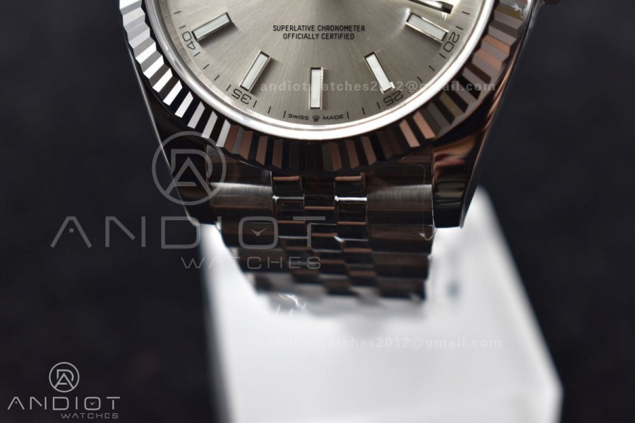 DateJust 41 126334 904L SS VSF 1:1 Best Edition Silver Dial on Jubilee  Bracelet VS3235