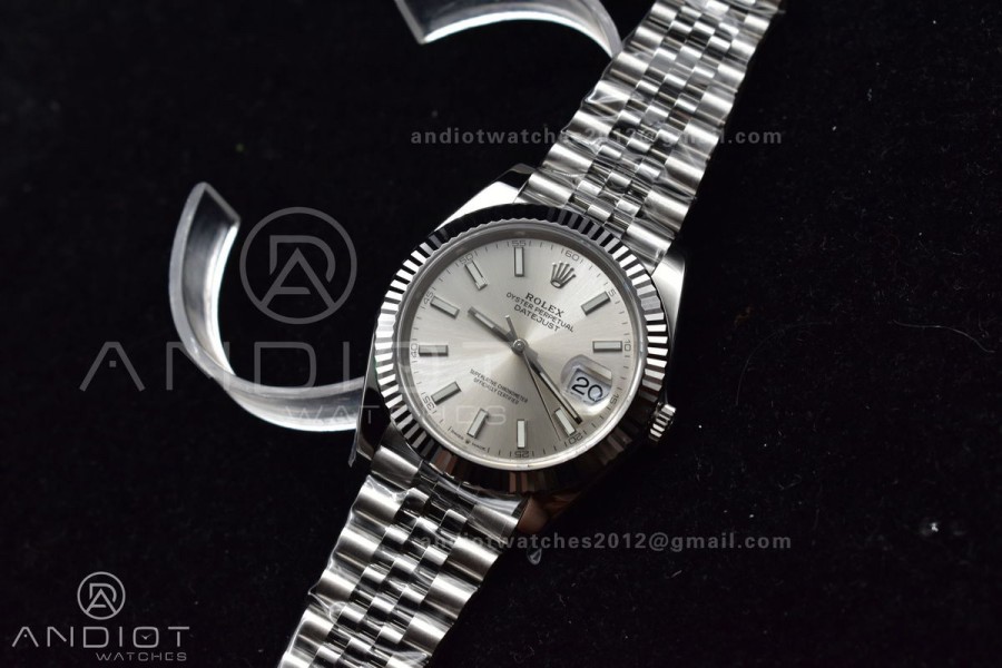 DateJust 41 126334 904L SS VSF 1:1 Best Edition Silver Dial on Jubilee  Bracelet VS3235