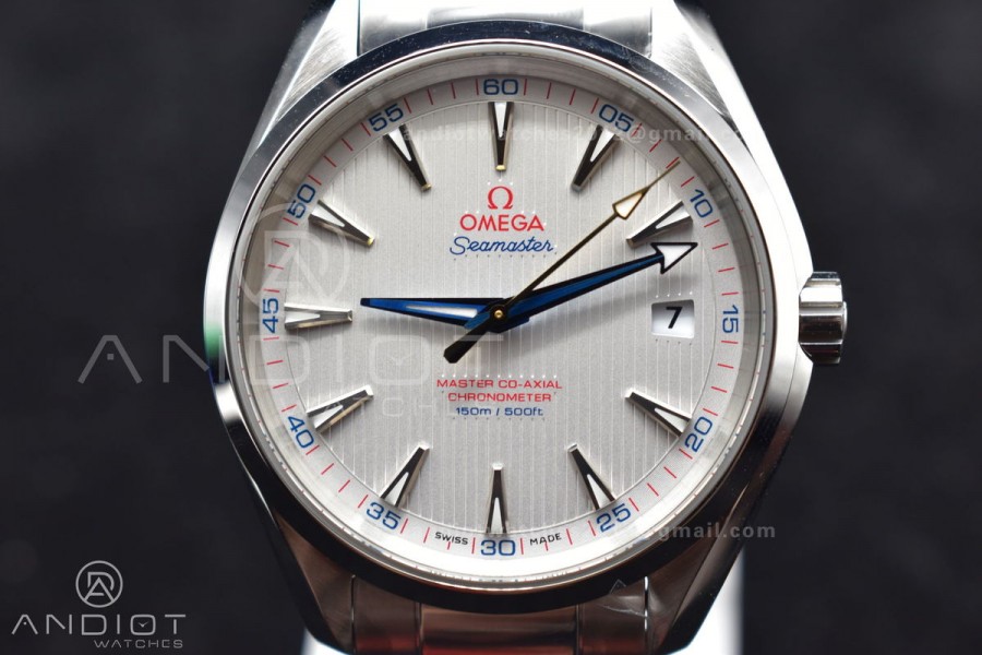 Aqua Terra 150M SS VSF 1:1 Best Edition White Dial On SS Bracelet A8500