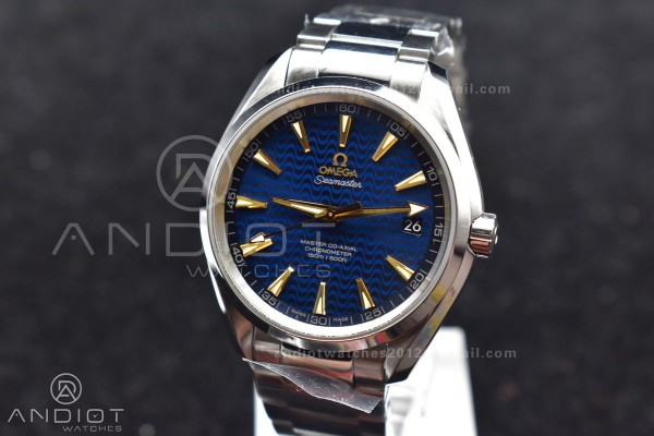 Aqua Terra 150M SS VSF 1:1 Best Edition Blue Waved...