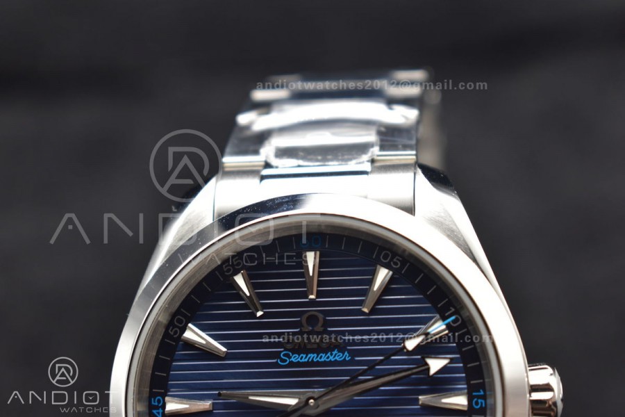 Aqua Terra 150M SS VSF 1:1 Best Edition Blue Dial On SS Bracelet A8900