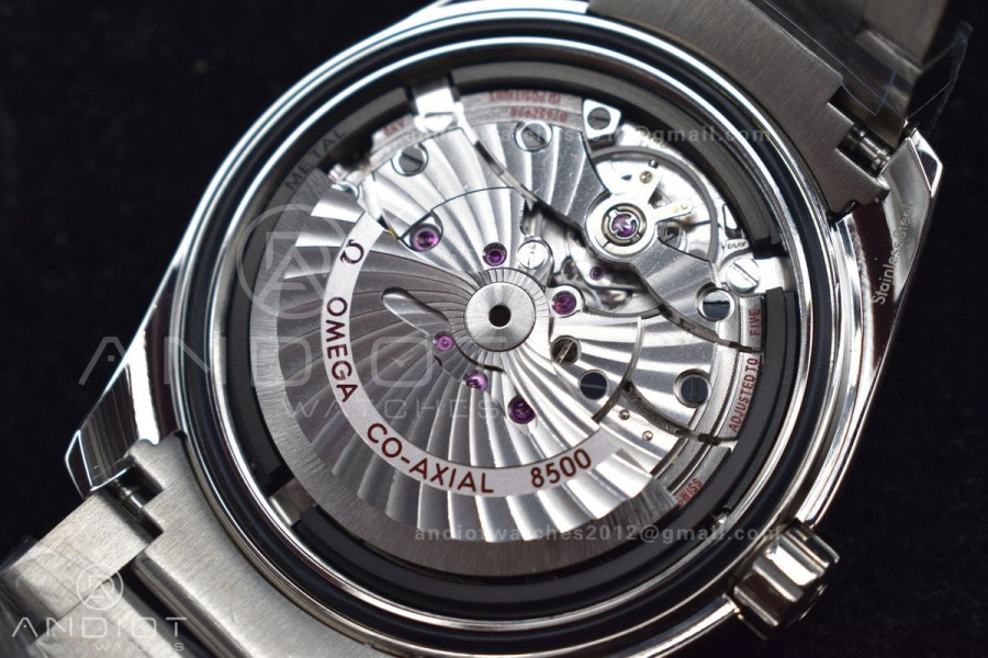 Aqua Terra 150M SS VSF 1:1 Best Edition Black Dial Bumblebee On SS Bracelet A8500