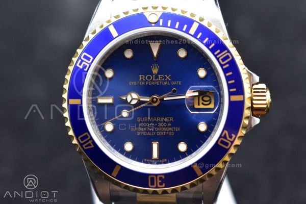 Submariner 16613 Vintage Bluesy BPF Best Edition O...