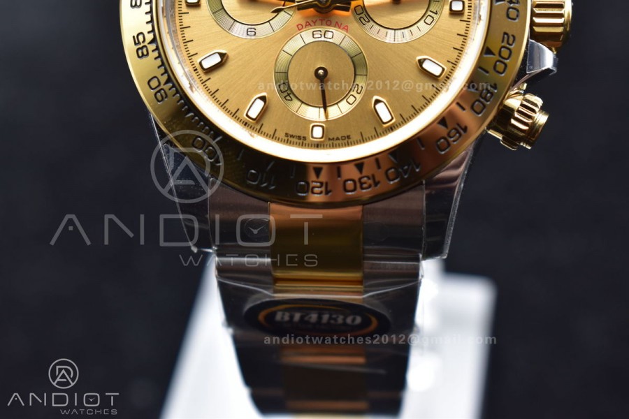 Daytona 116503 BTF 1:1 Best Edition 904L SS Case and Bracelet YG Dial SA4130