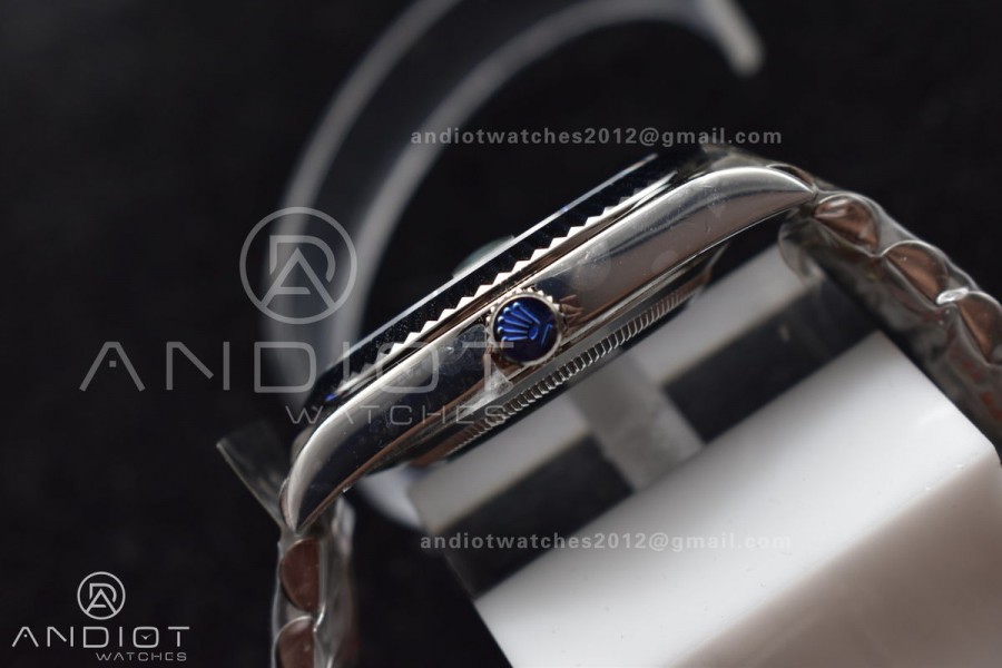 DateJust 41 126334 DIWF 1:1 Best Edition 904L Steel Green Sundust Dial on Jubilee Bracelet SA3235