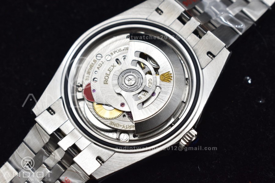 DateJust 41 126334 DIWF 1:1 Best Edition 904L Steel Green Sundust Dial on Jubilee Bracelet SA3235