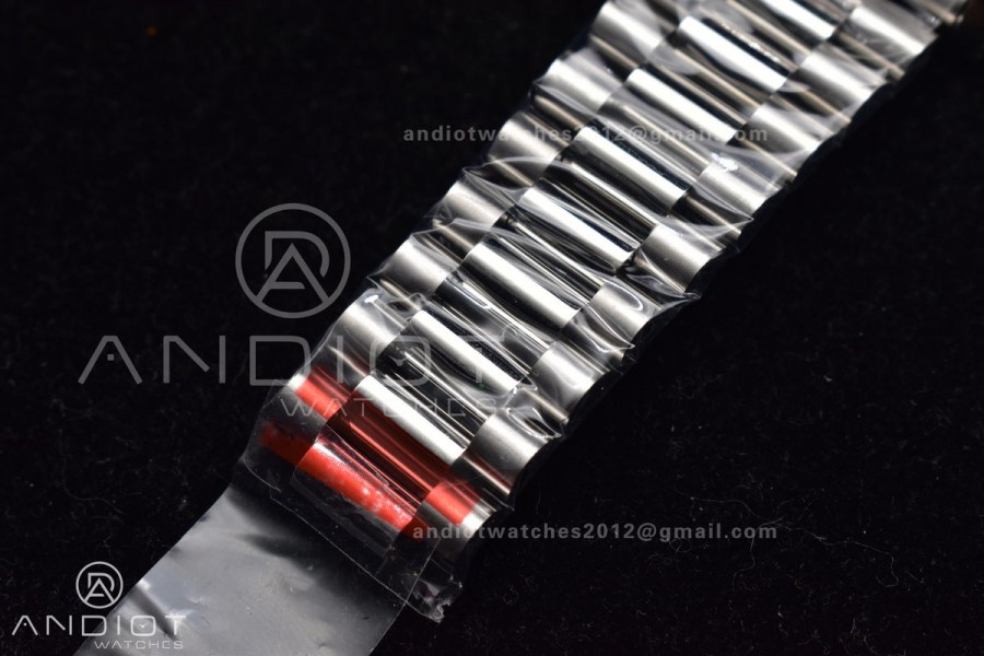 DayDate 40 SS GMF 904L Steel Iced Blue Dial Arabic Markers on President Bracelet A3255 V2