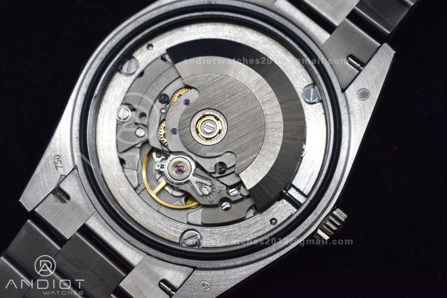 DayDate 40 SS GMF Gain Weight Ice Blue Stick Dial on President Bracelet A2836