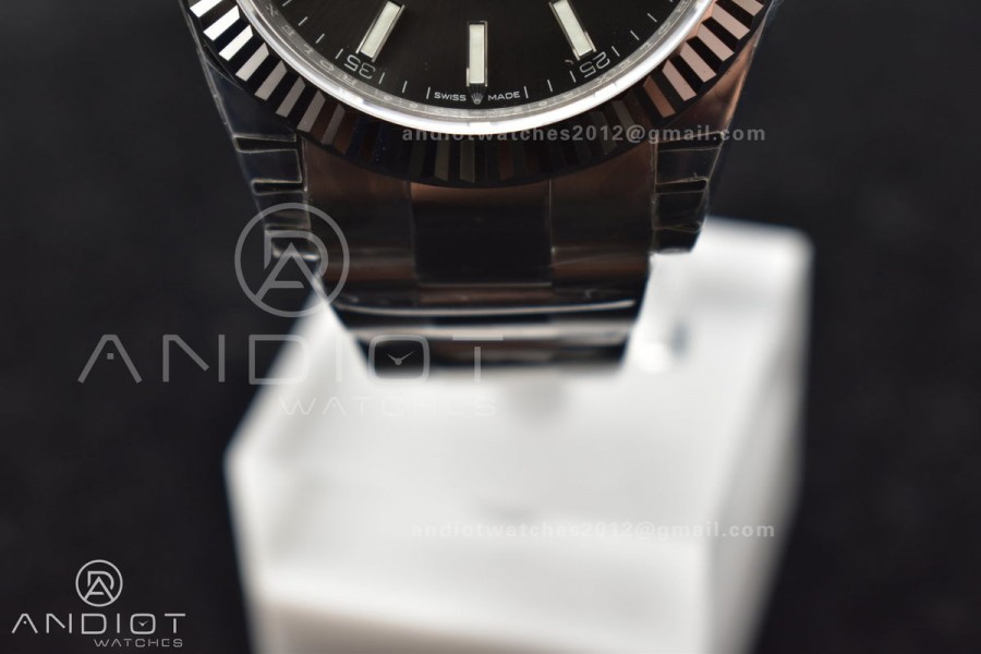 DateJust 41 126334 904L SS VSF 1:1 Best Edition Grey Dial on Oyster Bracelet VS3235